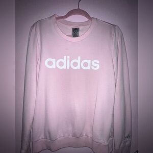 Light pink adidas sweater 
Size small